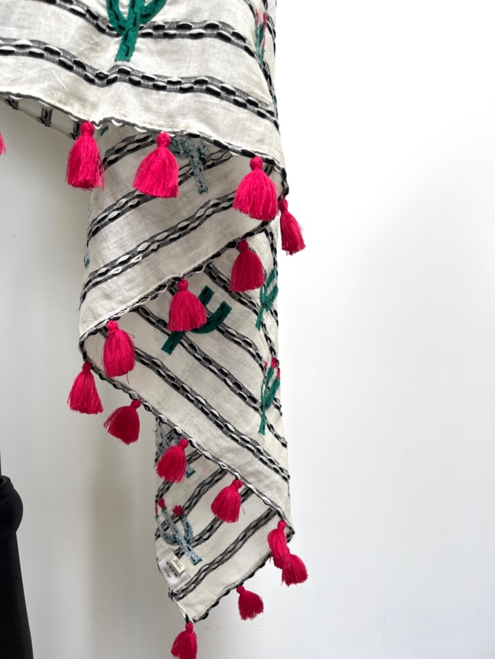 Anthropologie, large cactus scarf, wrap by Seen/worn/kept. - Picture 6 of 12